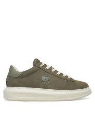 KARL LAGERFELD Sneakersy Kapri KL52572N Khaki. Brązowe buty sportowe casual KARL LAGERFELD, bez wzorów, z nubiku, bez zapięcia. Za 969.99 zł.