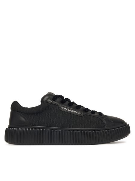 KARL LAGERFELD Sneakersy Kaprika KL24249M Czarny. Czarne buty sportowe casual KARL LAGERFELD, bez wzorów, z materiału, bez zapięcia. Za 1,009.00 zł.