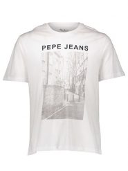 Pepe Jeans Koszulka w kolorze białym rozmiar: XL. Białe bezrękawniki Pepe Jeans, xl, bez wzorów, z bawełny, bez kołnierzyka, bez ramiączek. Za 97.45 zł.