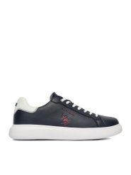 U.S. Polo Assn. Sneakersy EO-AUSTIN001M/6L1 Granatowy. Niebieskie buty sportowe casual U.S. Polo Assn., bez wzorów, ze skóry, bez zapięcia. Za 299.99 zł.