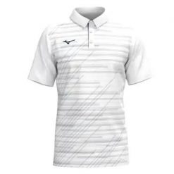 Polo Mizuno Team Chiba. Białe koszulki polo Mizuno, bez wzorów, bez kołnierzyka, bez ramiączek, tenisowe. Za 227.00 zł.