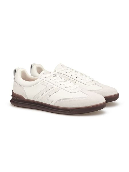 LLOYD Skórzane sneakersy w kolorze białym rozmiar: 44. Białe buty sportowe casual Lloyd, bez wzorów, bez zapięcia. Za 304.95 zł.