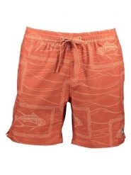 Quiksilver Szorty kąpielowe "Reef Point Volley" w kolorze pomarańczowym rozmiar: XL. Pomarańczowe kąpielówki Quiksilver, xl, bez wzorów. Za 106.38 zł.