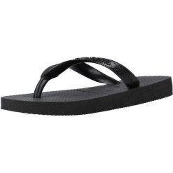 Klapki Havaianas Model 4000029 Kolor Czarny. Czarne klapki Havaianas, z gumy. Za 87.40 zł.