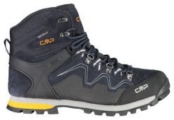 Buty trekkingowe CMP Athunis WP. Niebieskie buty turystyczne CMP, bez wzorów, z gumy, bez zapięcia, outdoorowe. Za 447.50 zł.