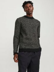 Jack & Jones Sweter w kolorze czarnym rozmiar: XL. Czarne swetry nierozpinane Jack & Jones, xl, bez wzorów, bez kołnierzyka, bez ramiączek. Za 92.64 zł.