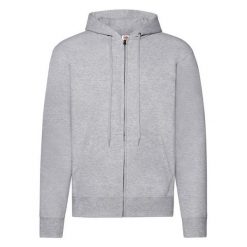 Męska Kurtka Z Kapturem Classic Heather. Szare kurtki Fruit of the Loom, m, bez wzorów, z kapturem. Za 106.99 zł.