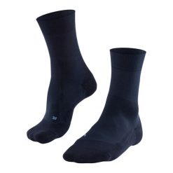 Skarpetki Falke GO2. Niebieskie skarpety Falke, bez wzorów, z bawełny. Za 144.00 zł.