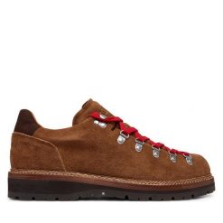 Półbuty Polo Ralph Lauren. Brązowe eleganckie półbuty Polo Ralph Lauren, bez wzorów, bez obcasa, bez zapięcia. Za 1,599.00 zł.
