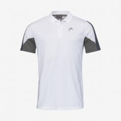 Koszulka polo męska CLUB 22 Tech. Białe koszulki polo Head, m, bez wzorów, z poliesteru, bez kołnierzyka, bez ramiączek. W wyprzedaży za 140.00 zł.