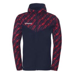 Kurtka z kapturem Uhlsport Progressive 28. Czerwone kurtki Uhlsport, l, bez wzorów, z kapturem. Za 291.00 zł.