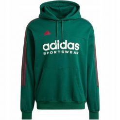 Adidas bluza męska z kapturem sportowa hoodie wygodna House of Tiro r. S. Czerwone bluzy z kapturem Adidas, m, bez wzorów, z bawełny, z kapturem. Za 263.00 zł.