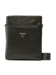 Guess Saszetka Certosa Saffiano Smart HMECSA P3199 Czarny. Czarne saszetki i nerki Guess, z aplikacjami, ze skóry. Za 209.99 zł.