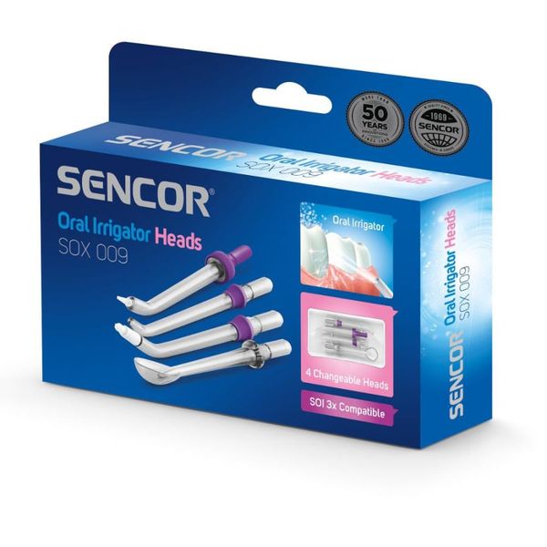Akcesoria do higieny osobistej SENCOR SOX 009. Szczoteczki elektryczne Sencor. W wyprzedaży za 92.90 zł.