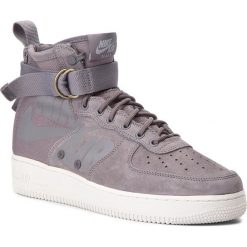 Buty NIKE - Sf Af1 Mid 917753 007 Gunsmoke/Gunsmoke/Wolf Grey. Szare buty sportowe casual marki Nike, z materiału. W wyprzedaży za 469.00 zł.