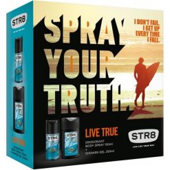 Str8 Żyć True - Dezodorant 85 Ml + 250 Ml Żel Pod Prysznic. Pielęgnacja ciała marki STR8. W wyprzedaży za 37.00 zł.