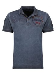 Canadian Peak Koszulka polo "Kinflateak" w kolorze granatowym rozmiar: L. Niebieskie koszulki polo Canadian Peak, l, bez wzorów, z bawełny, bez kołnierzyka, bez ramiączek. Za 114.98 zł.