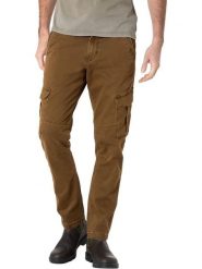 Timezone Spodnie "Niklas" - Regular fit - w kolorze jasnobrązowym rozmiar: W31/L32. Brązowe spodnie materiałowe Timezone, na co dzień, l, bez wzorów, z bawełny. Za 156.98 zł.