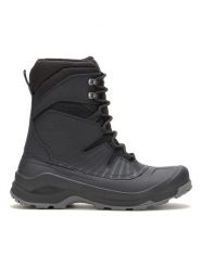 Kamik Kozaki zimowe "Iceland" w kolorze czarnym rozmiar: 42. Czarne kozaki Kamik, na zimę, bez wzorów, z materiału, bez obcasa, bez zapięcia. Za 354.45 zł.