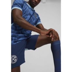 Męskie szorty piłkarskie Paragwaj PUMA Persian Blue Dusty Aqua. Niebieskie szorty Puma, m, bez wzorów, sportowe. W wyprzedaży za 204.00 zł.
