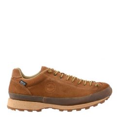 Buty turystyczne męskie LOMER Bio Naturale Eco Low Mtx. Brązowe buty turystyczne LOMER, bez wzorów, bez zapięcia, trekkingowe. W wyprzedaży za 399.99 zł.