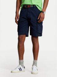 Polo Ralph Lauren Szorty materiałowe 710548502005 Granatowy Classic Fit. Niebieskie szorty Polo Ralph Lauren, m, bez wzorów, z bawełny. Za 509.99 zł.