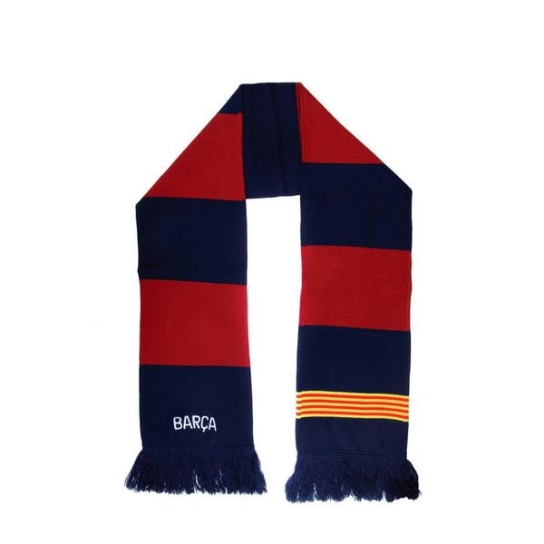 FC Barcelona szalik kibica dwustronny double vertical scarf wielokolorowy. Szaliki FC Barcelona, bez wzorów. Za 129.00 zł.