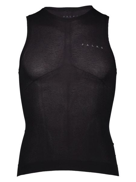 Falke Podkoszulek funkcyjny "Singlet" w kolorze czarnym rozmiar: S. Czarne podkoszulki Falke, s, bez wzorów, z materiału, bez ramiączek. Za 108.99 zł.