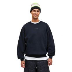 Bluza Peak Performance męska Original Terry Crew czarna - L. Czarne bluzy Peak Performance, l, bez wzorów, bez kaptura. Za 529.00 zł.
