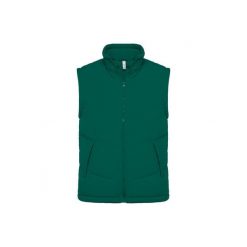 Wyściełana polarem kurtka bez rękawów Kariban Warmer. Zielone kurtki KARIBAN, m, bez wzorów, z polaru, bez kaptura. Za 210.00 zł.