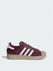 Adidas Sneakersy Superstar II KJ9949 Bordowy. Czerwone buty sportowe casual Adidas, bez wzorów, ze skóry, bez zapięcia. Za 528.99 zł.