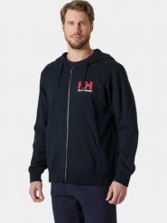 Bluza Męska Helly Hansen Logo 2.0. Niebieskie bluzy z kapturem Helly Hansen, m, bez wzorów, z bawełny, z kapturem. Za 419.00 zł.