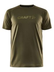 Craft Koszulka sportowa "Core Essence" w kolorze khaki rozmiar: XXL. Brązowe t-shirty sportowe Craft, bez wzorów, bez ramiączek, outdoorowe. Za 89.88 zł.