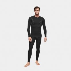 Bielizna termoaktywna trekkingowa męska Alpinus Active Base Layer Set. Czarna bielizna termoaktywna Alpinus, m, bez wzorów, bez ramiączek. Za 259.00 zł.