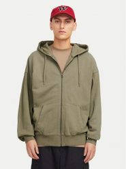 Jack&Jones Bluza Charge 12270279 Beżowy Loose Fit. Szare bluzy Jack&Jones, m, bez wzorów, z bawełny, bez kaptura. Za 99.99 zł.