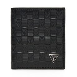 Duży Portfel Męski Guess. Czarne portfele Guess, z aplikacjami. Za 269.99 zł.