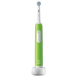 Szczoteczka rotacyjna Oral-B Pro Junior 6+ zielony. Szczoteczki elektryczne ORAL B. Za 149.90 zł.