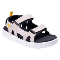 Sandały Męskie Leiso. Szare sandały IGUANA, bez zapięcia. Za 172.99 zł.