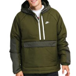 Męska kurtka sportowa Nike Sportswear Therma-FIT Legacy Series. Zielone kurtki softshell Nike, m, bez wzorów, z softshellu, bez kaptura. Za 524.20 zł.