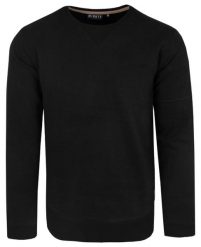 Miękka i Wygodna Bluza Męska - Czarna. Czarne bluzy Minute, m, bez wzorów, z bawełny, bez kaptura. Za 148.00 zł.