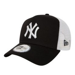 Czapka Z Daszkiem New York Yankees A Frame Trucker Cap. Białe czapki z daszkiem New Era, bez wzorów, z bawełny. Za 200.99 zł.