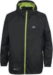 Kurtka 2058 Qikpac unisex - packaway, czarna. Czarne kurtki Trespass, xl, bez wzorów, bez kaptura. Za 211.99 zł.
