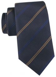 Krawat Męski - Angelo di Monti - Granat, Drobne Prążki. Niebieskie krawaty i muchy Angelo di Monti, bez wzorów, z tkaniny. Za 45.00 zł.