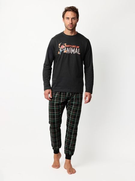 Disney Piżama "Disney" w kolorze czarnym rozmiar: XXL. Czarne piżamy Disney, xxl, bez wzorów, z bawełny, bez ramiączek. Za 165.99 zł.