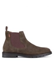 Lasocki Sztyblety DAN-05 MB Khaki. Brązowe botki sznurowane Lasocki, bez wzorów, ze skóry, bez obcasa, bez zapięcia. Za 249.99 zł.