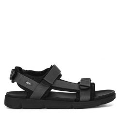 Sandały Lasocki. Szare sandały Lasocki, bez zapięcia. Za 111.99 zł.