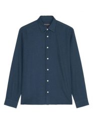 Marc O´Polo Koszula w kolorze granatowym rozmiar: 3XL. Niebieskie koszule xl, bez wzorów, z bawełny, bez kołnierzyka, bez ramiączek. Za 145.26 zł.