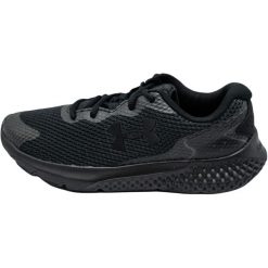Buty do biegania męskie Under Armour Charged Rogue 3. Czarne buty do biegania Under Armour, bez wzorów, z materiału, bez zapięcia, do biegania. Za 318.99 zł.