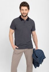 Koszulka polo O-ROSH. Koszulki polo sportowe Volcano, m, z aplikacjami, z bawełny, bez kołnierzyka, bez ramiączek. Za 129.99 zł.