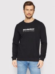 Mammut Bluza Core Logo 1014-04040-0001-115 Czarny Regular Fit. Czarne bluzy bez kaptura Mammut, m, bez wzorów, z bawełny, bez kaptura. Za 259.99 zł.